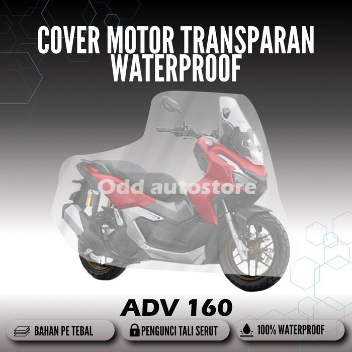 Cover motor transparan / sarung motor ADV waterproof