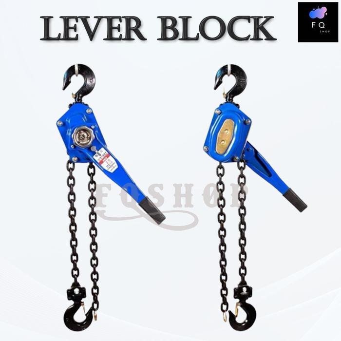 Japan Lever Block Lifting Hoist 1,5 Ton X 5 Meter Kotrek Rantai Angkat Lever Hoist 1,5Ton X 5Meter