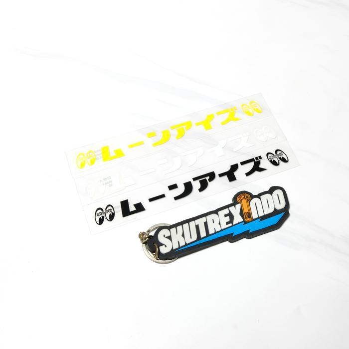 MOONEYES (Katakana) Sticker / Stiker Mooneyes