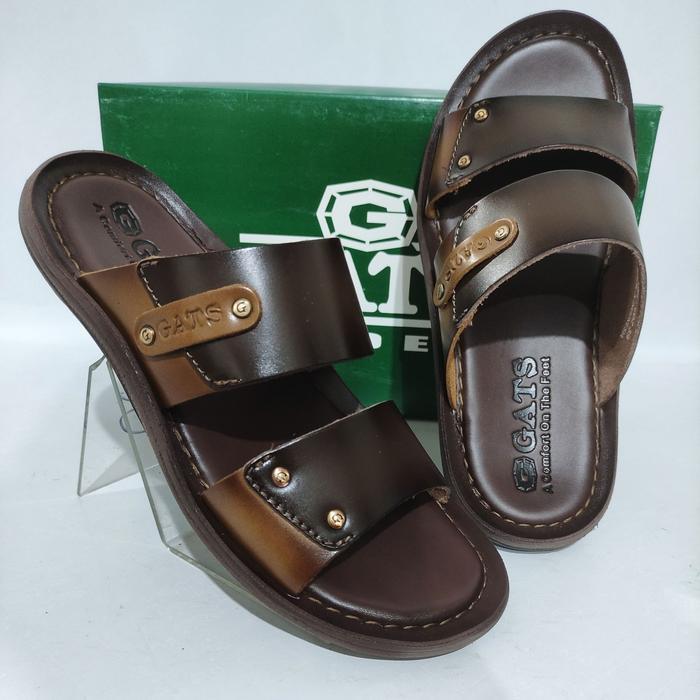 Sandal Pria Kulit asli Gats GH-002 Sendal Casual Original Shoes