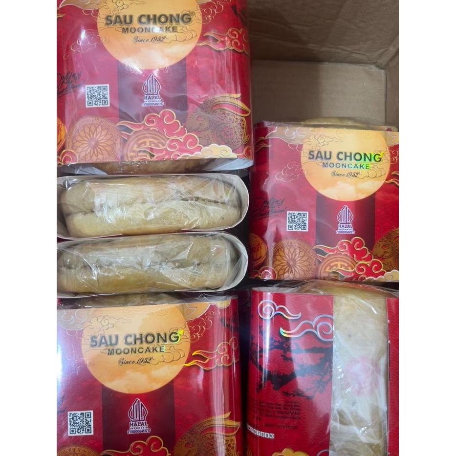 Kue Bulan Sau Chong Singkawang 2pcs Uk Kecil - La Pia Tausapia Gojinpia - Jiu Tui - Bakpia Mooncake