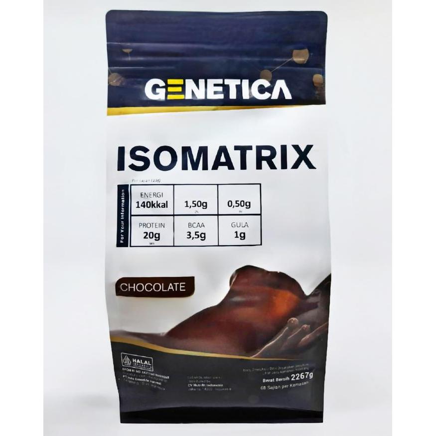 Terbaru Isomatrix Genetica 5 Lbs Whey Protein Isolate Iso Matrix 5Lbs 5Lb 10 Lb Evolene Isolene