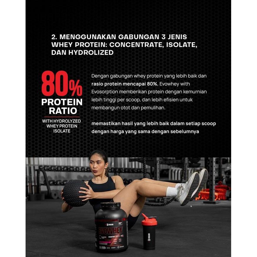 New Evolene Evowhey 5Bs Evowhey Evosorp Whey Protein Concentrate Isolate Hydrolyzed Original