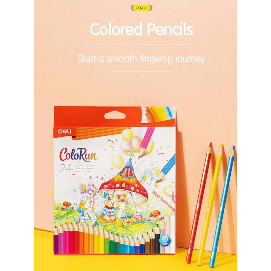 Pensil Warna Deli Color Pencils Pensil Warna Hexagonal Pensil Sekolah