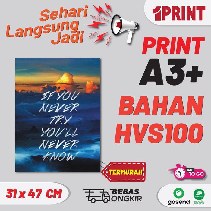 Print Cetak A3+ MURAH Kertas HVS 100 gsm A3+ 1 Sisi / 2 Sisi