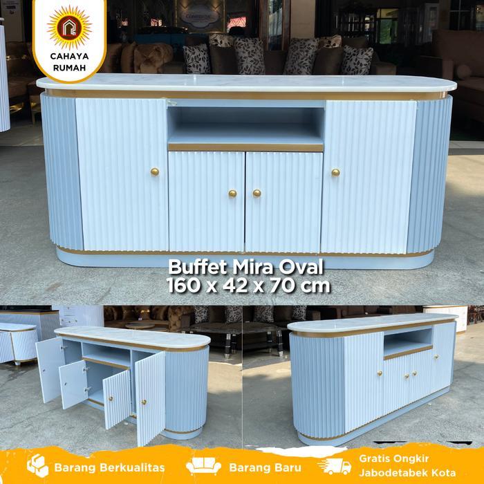 Buffet Tv Minimalis Kaca 160 Bupet Pendek Pajangan Full Duco Request Warna Dan Custom