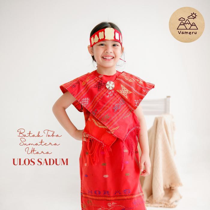 ASLI BAJU AK ANAK SUMATERA UTARA ULOS PEREMPUAN DRESS READY STOCK