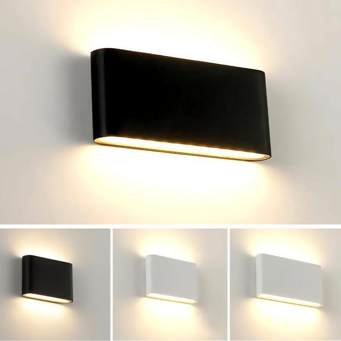 BERKUALITAS Lampu Dinding Hias LED Outdoor Minimalis Waterproof untuk Teras Rumah (Aluminium Wall