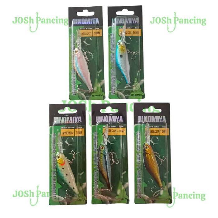 HINOMIYA Minnow Fishing Lure Lidah Panjang HW1163 Umpan pancing minow