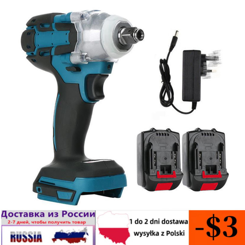 - Electric Impact Wrench Brushless Cordless Electric Wrench 1/2 Inch