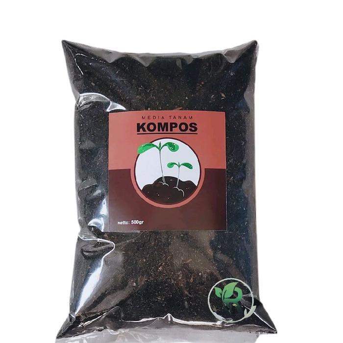 Media Tanam Pupuk Kompos Organik Sayuran Buah Aglonema 500gr Tanah Tanaman
