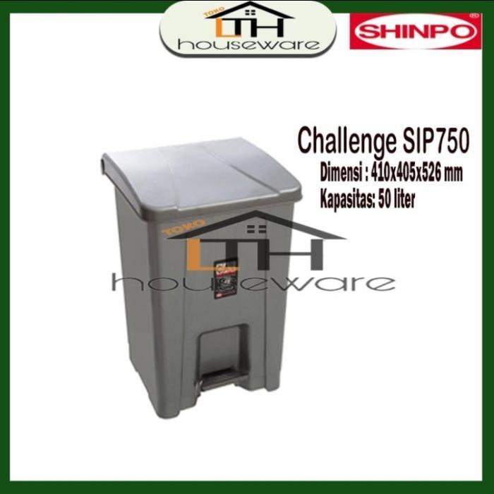 Tempat Sampah Injak Shinpo/Tong Sampah Injak Shinpo SIP-750 50 Liter