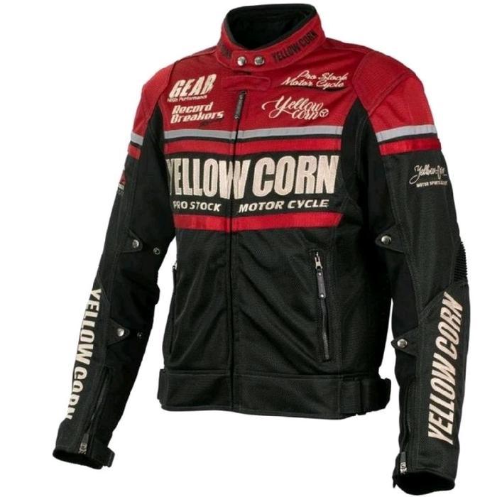 JACKET YELLOW CORN BB 5104 RED JACKET MESH BIKERS TOURING NEW 2025 COLLECTION ORIGINAL YC JAPAN