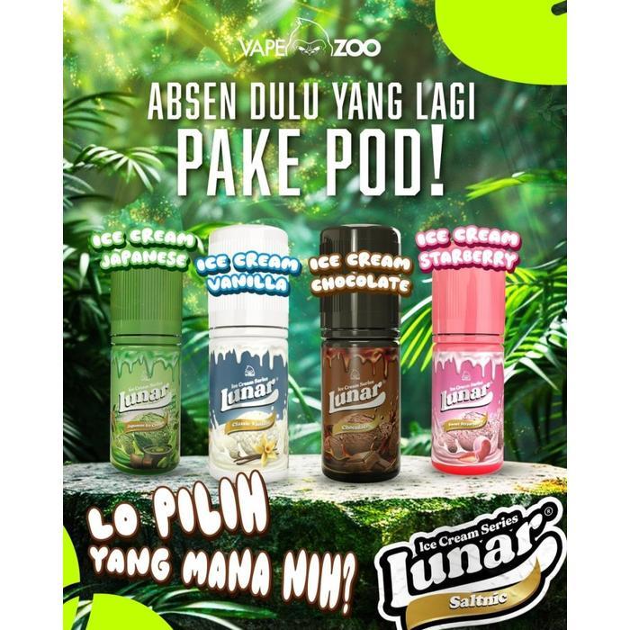 LUNAR BLUEBERRY ICE CREAM SALT 30ML 30MG BY VAPEZOO
