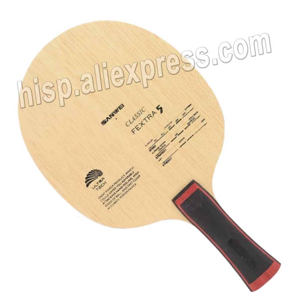 Original Sanwei Fextra 5 Table Tennis Blade 5 Ply Wood All-Around Ultra Tech Sanwei Ping Pong Racket
