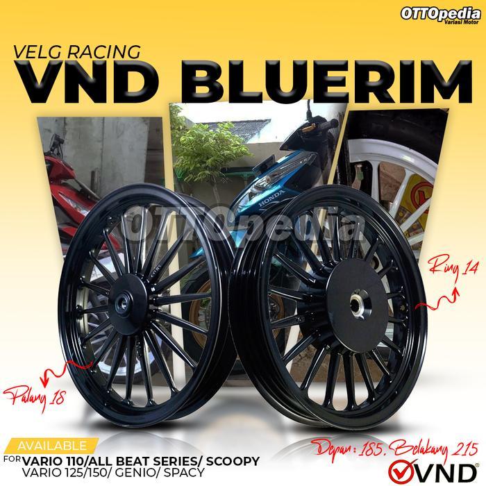 #####] Velg VND Bluerim Galaxy Ring 14 Model Daytona KWDT Honda Vario 110 Vario 125/150 Beat karbu