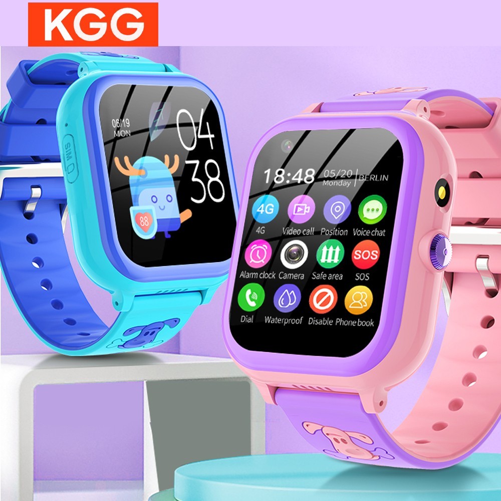 8Gb Kids 4G Smart Watch Gps Tracker Video Call Phone Watch Call Back Monitor Sos Facelock Waterproof