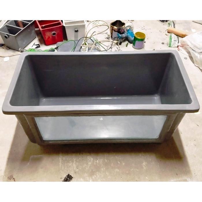 kolam ikan fiber / akuarium fiber / bak ikan portable