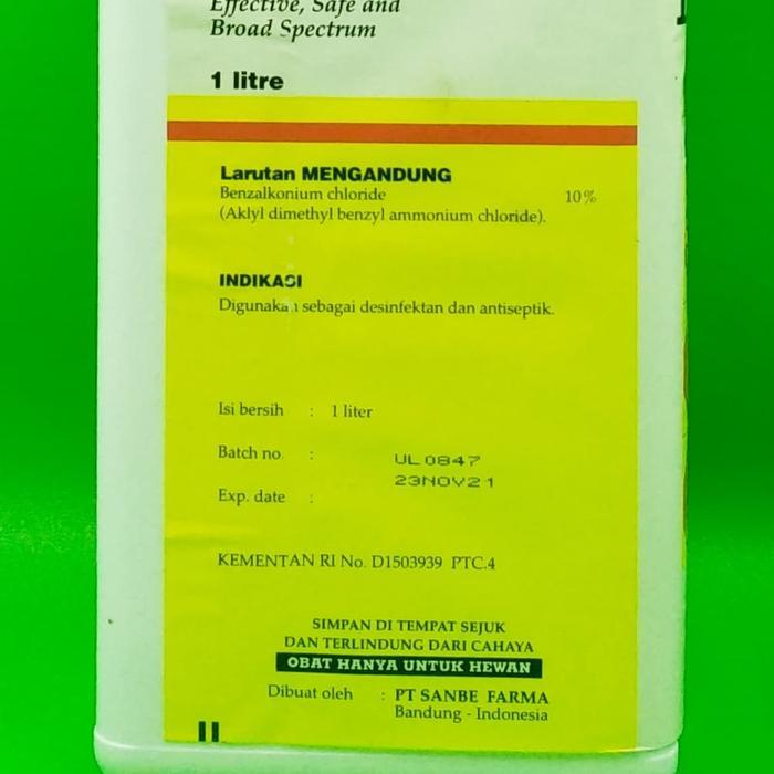 GOLDENIM- Destan Desinfektan Untuk Hewan Ternak Sanbe 1 Liter