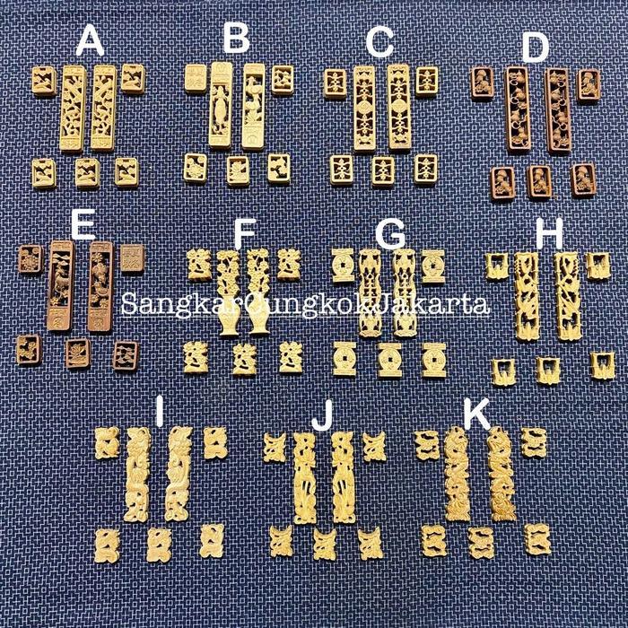 Aksesoris Sangkar Cungkok Variasi Kandang Kecil Pleci Bahan Bambu 1,2cm