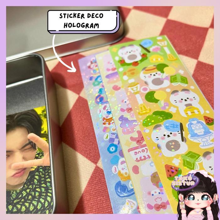 New- TIN CASE DECO ODD BUT CUTE KOTAK KALENG TEMPAT PHOTOCARD PC STORAGE DESIGN MURAH