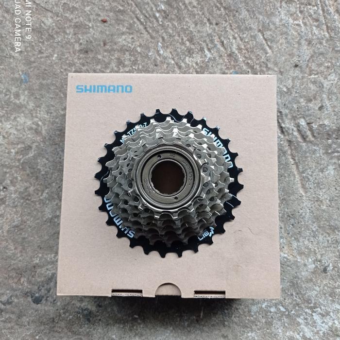 Freewheel Sprocket Shimano Original 7Sp 7Speed 7 Speed Tz500 14-28T Ulir Drat