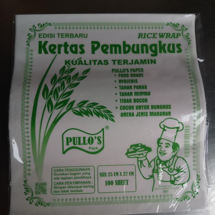 KERTAS NASI KFC / KERTAS NASI / KERTAS PUTIH / PEMBUNGKUS