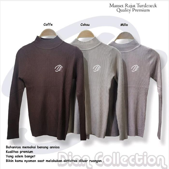 MANSET RAJUT // MANSET BAJU RAJUT PREMIUM LENGAN PANJANG bahanya lembut gk bikin oanas dan gerah