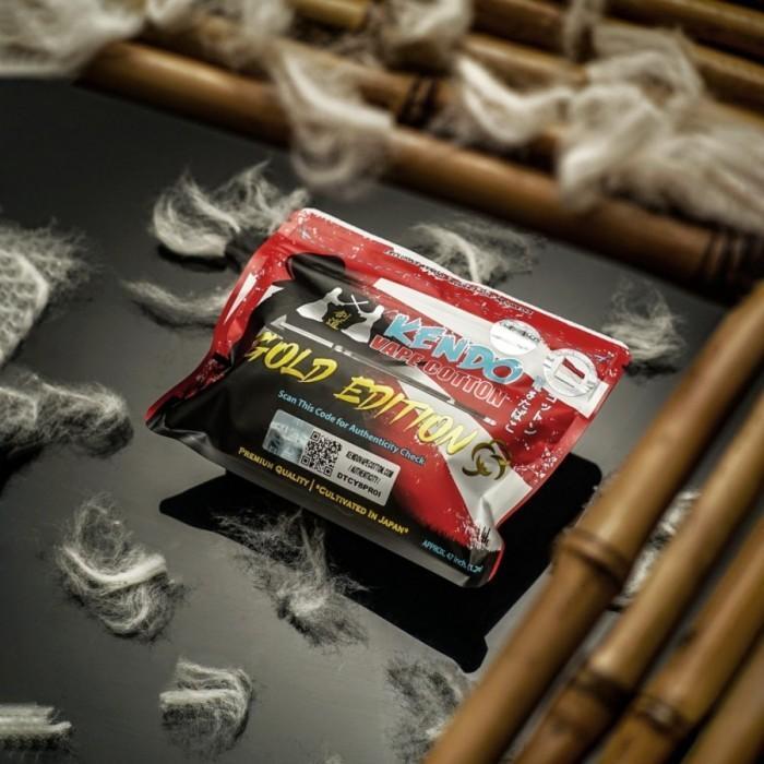 KAPAS KENDO GOLD EDITION / KENDO MERAH COTTON TEBAL AUTHENTIC 100%