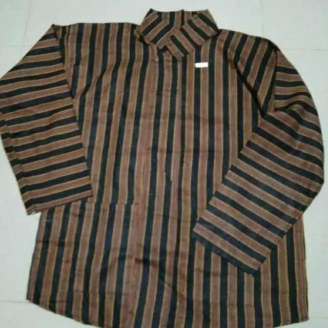 ASLI Baju AJawa Surjan lurik DEWASA baju lurik ajawa Pria Dewasa READY STOCK