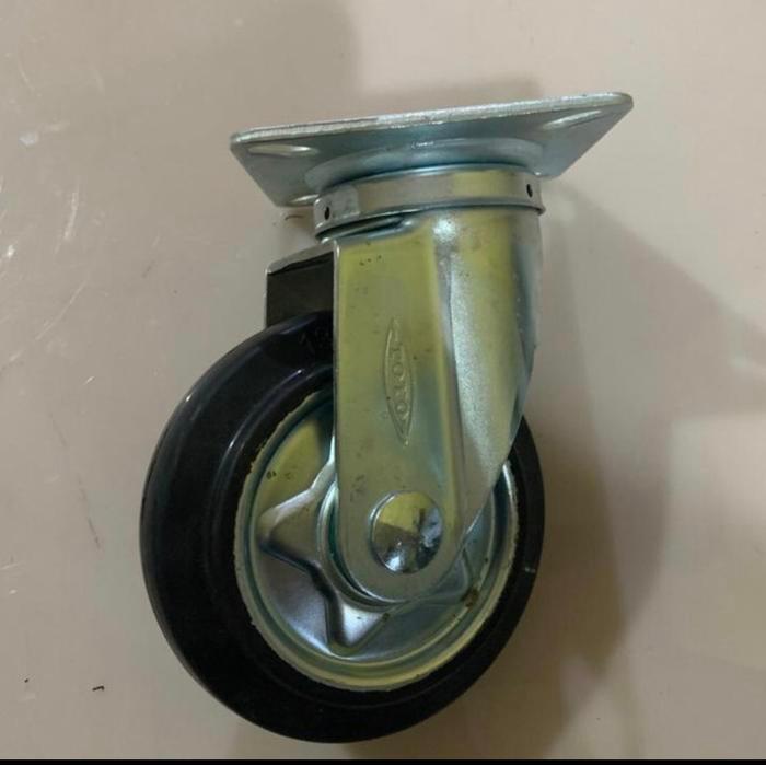 Terpopuler Roda Karet Toyo 8 Inch Putar/Roda Caster 8" Putar Jepang/Roda Karet 8" Terlaris