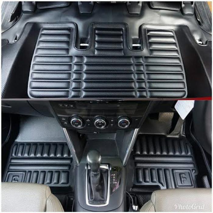 Gercep Karpet Mobil 5D Frontier Premium Innova Venturer Full Bagasi Terlaris