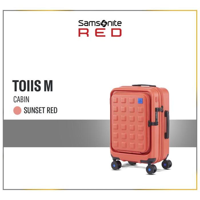 Samsonite Red Label Koper Hardcase Toiis M Cabin 20 inch - Sunset Red