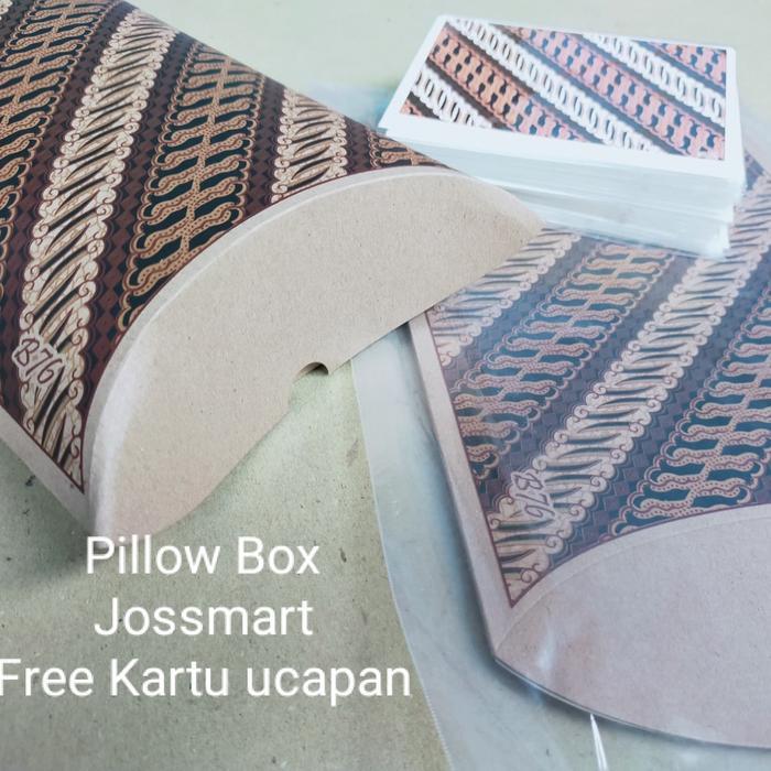 Gratis Pillow Box Kotak Kado Tempat Kado Packing Kado Batik Asli