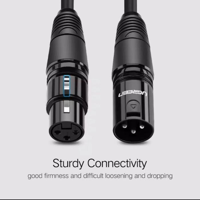 OUTNEW- Ugreen Kabel Xlr Extension Microphone - Ugreen Xlr To Mic Amplifier