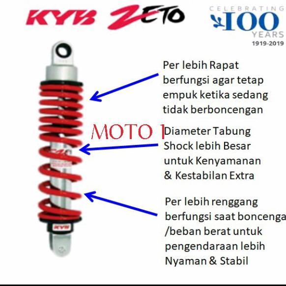 Shockbreaker Kyb-Zeto/ Zt1060/S-Series/300 (Vario, Beat, Mio, Soulgt)
