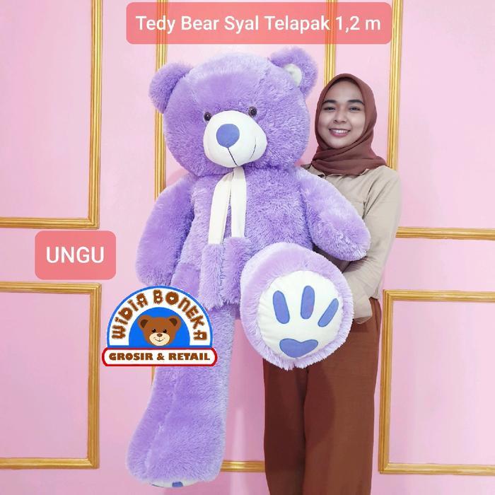 Boneka Teddy Bear Telapak Syal 1,2 M Dolls