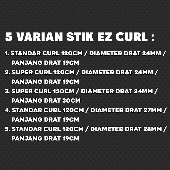 outhealt- Stik Lengkung / Ez Curl Bar / Curl Bar / Stik Barbel