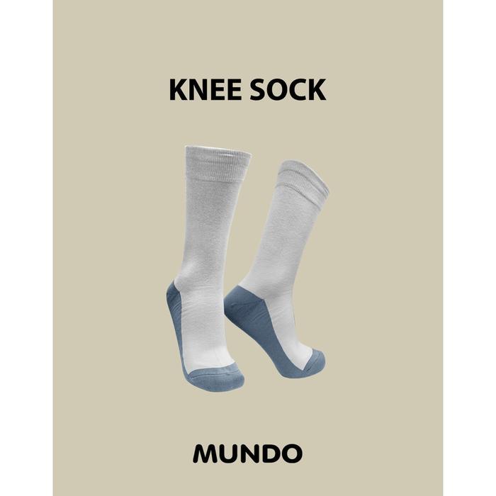 New- TERBEST// MUNDO School Sock SD SMP SMA Knee - Kaos Kaki Anak Sekolah