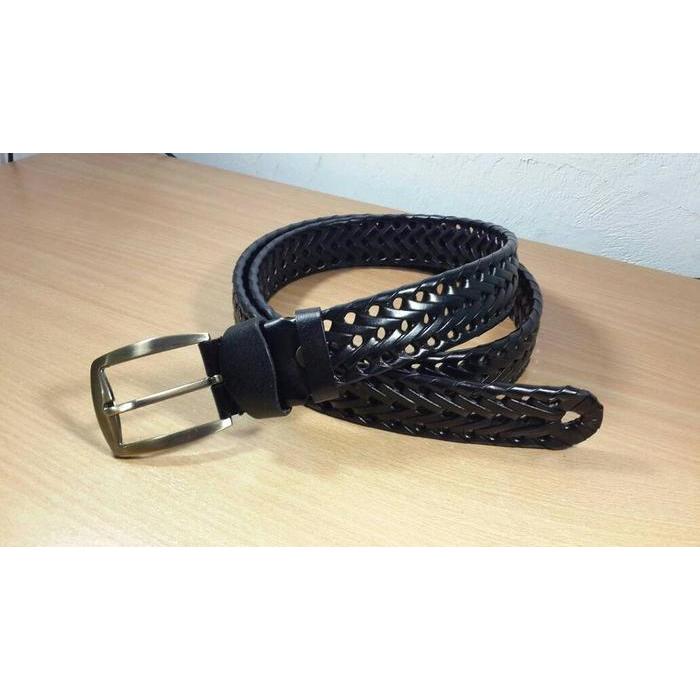 Ikat Pinggang Pria Kulit Asli Anyam