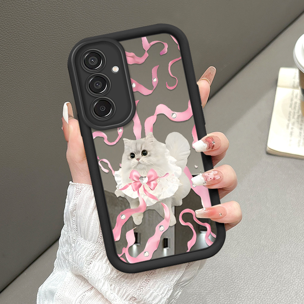 Casing Hp Untuk Compitable With Samsung Galaxy M15 F15 5G Cermin Softcase Case Phone Kesing Mode Kuc