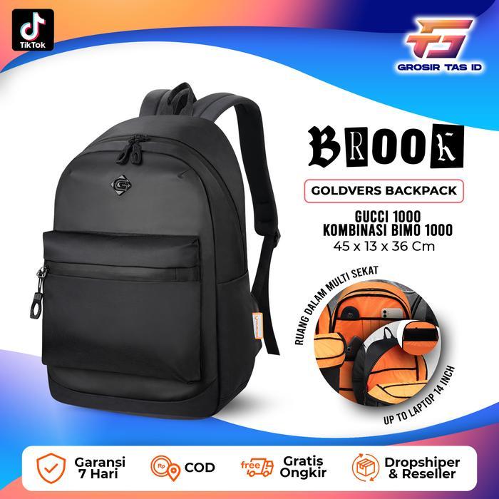 Tas Ransel Pria Tas Sekolah Tas Kuliah Tas Ransel Kerja Pria Wanita - GROSIR TAS ID