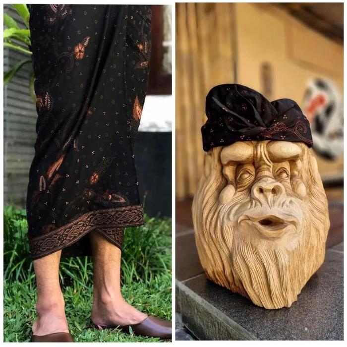 ORIGINAL Saputan dan udeng batik bali READY STOCK