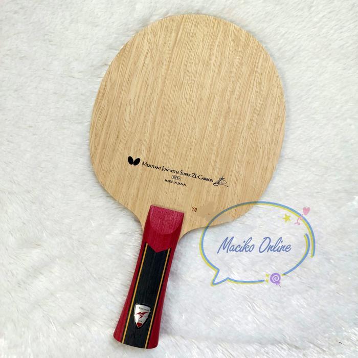 MIZUTANI JUN SUPER ZLC FL~ KAYU BET PINGPONG BUTTERFLY MJ SUPER ZLC FL
