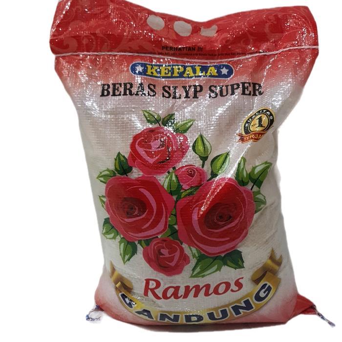 5z7d- Beras Slyp Super Ramos Bandung Kemasan 5Kg Dan 10Kg