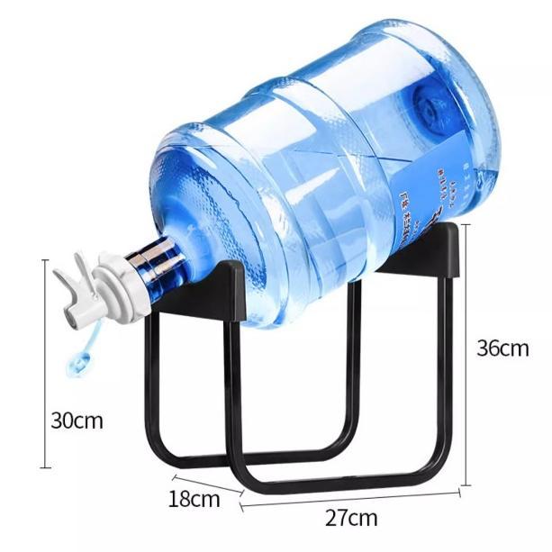 RAK GALON BESI MANUAL FREE KRAN AIR DUDUKAN GALON AIR MINUM BENTUK U GRATIS KRAN