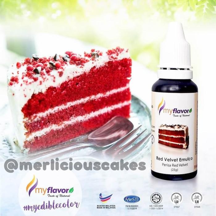 BakeID- My Flavor Red Velvet Emulco Perasa Dan Pewarna Makanan
