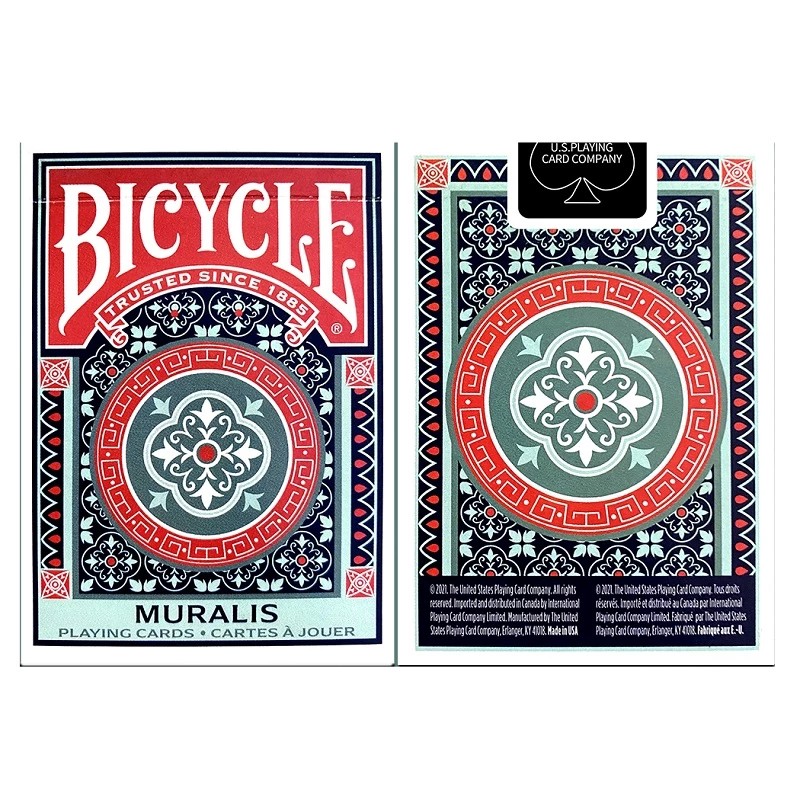 Bicycle Muralis Playing Cards, Deck Collectible Poker Entertainment Poker Card Games Magic Tricks