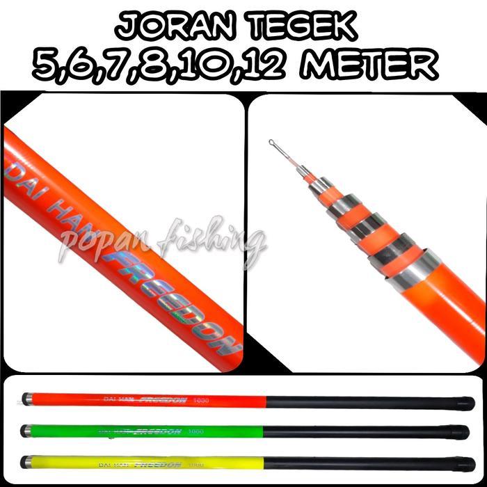 Joran Pancing Tegek Daihan Freedom (5, 6, 7 meter) Bisa Untuk Bendera Giant Flag
