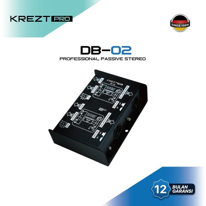 Krezt Pro Db-02 Passive Di Box Stereo Direct Box Pasif